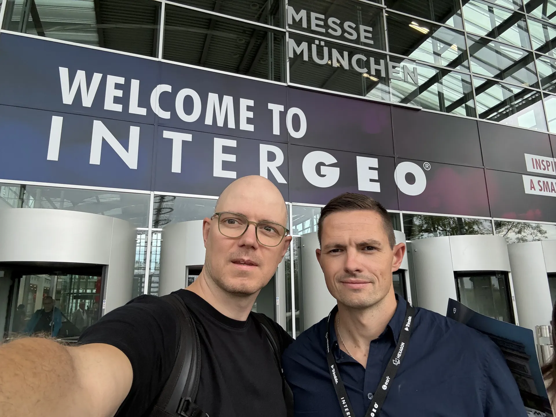 Norrpoint at the entrance to INTERGEO 2026 at Messe München