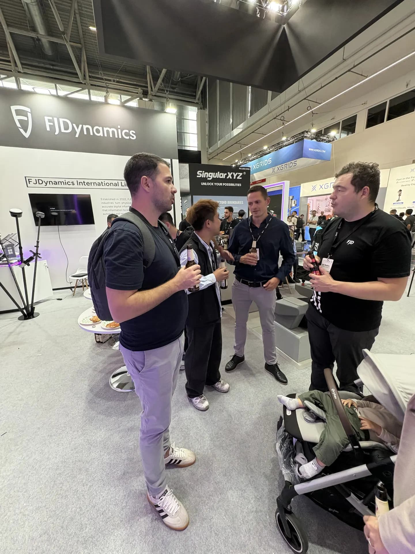 Norrpoint talking with FJDynamics at INTERGEO 2026 in Munich