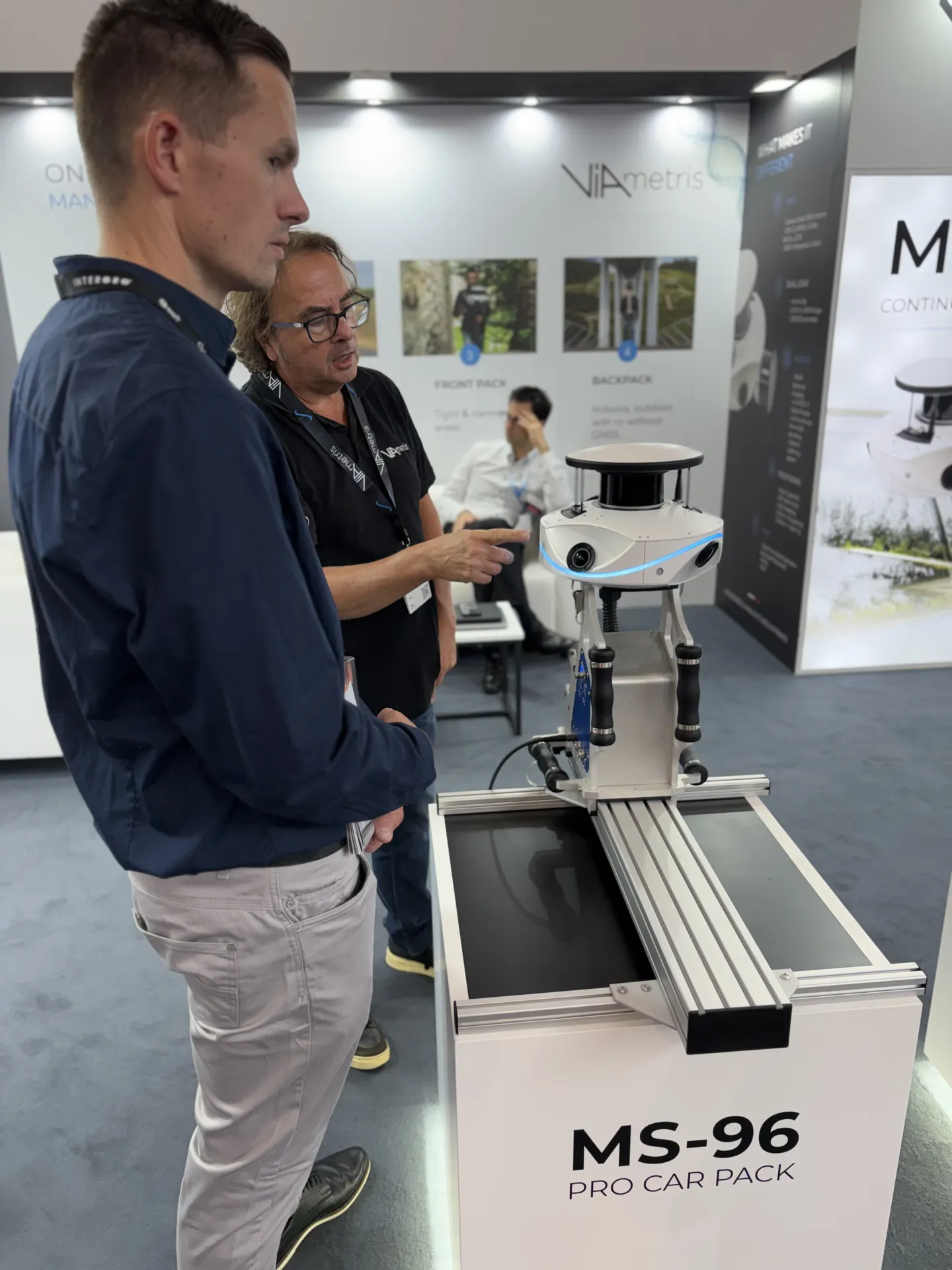 ViAmetris MS-96 Pro Car Pack mobile LiDAR mapping system at INTERGEO 2026